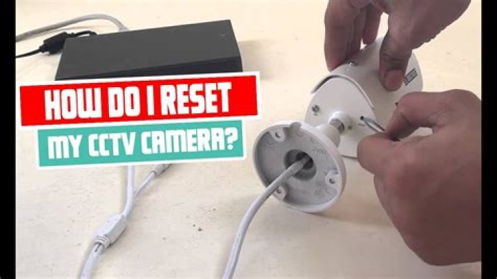 How can I reset my CCTV password?