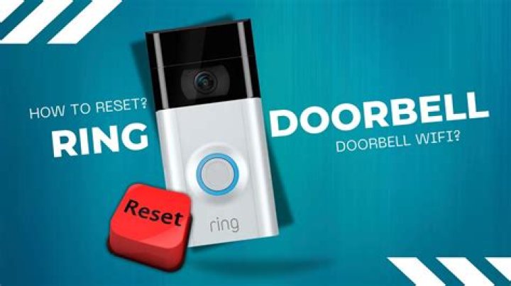 How do I reset my RCA doorbell?