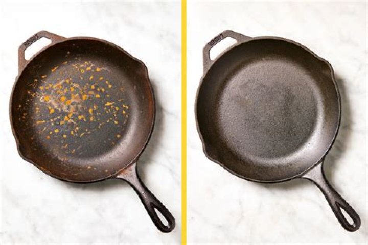 How do you cure a cast iron skillet for the first time?