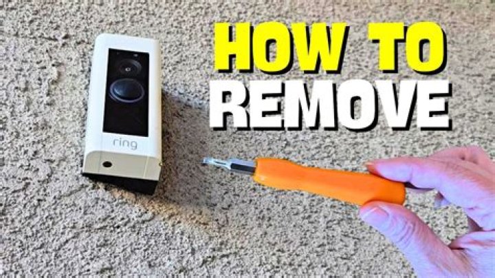 How do you remove an old security system box?