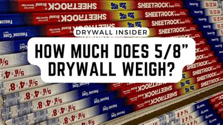 How much does a 4×8 sheet of 5/8 CDX weigh?