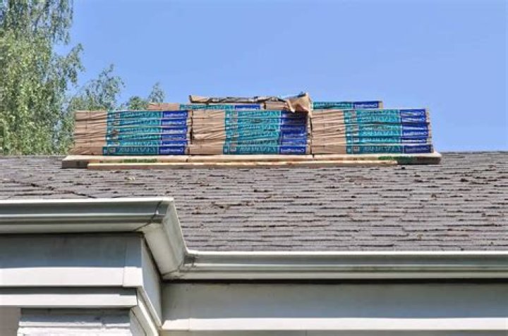 How tall is a pallet of shingles?