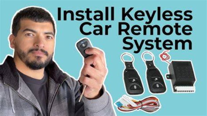 What can you do with a keyless entry system?