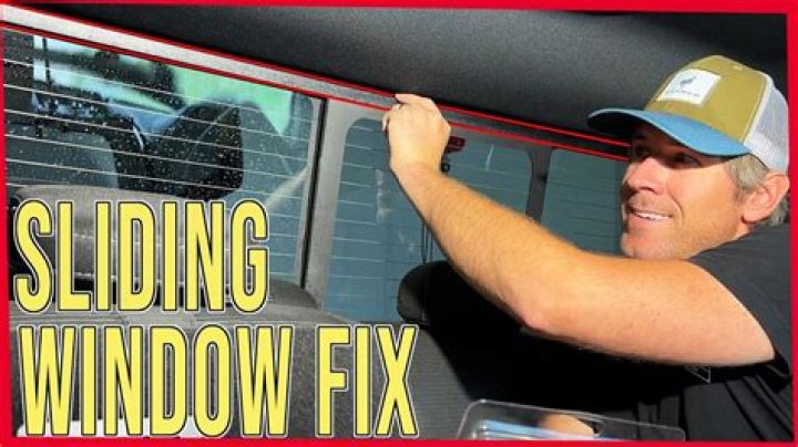 What do you use to glue a window back on track?
