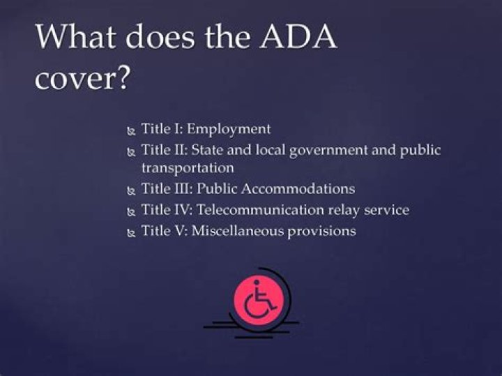 What does the ADA do?