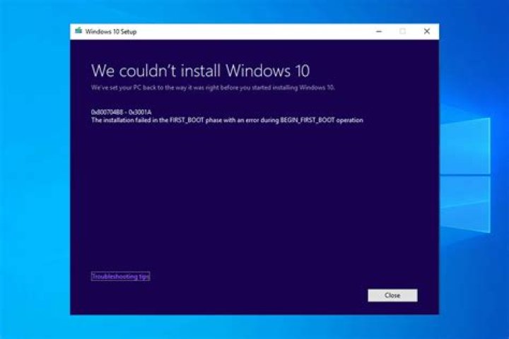 What to do if Windows Cannot install?